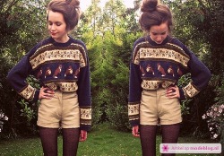 ^ The awkward moment when i go to school with her and someone reblogs a picture of her O.O