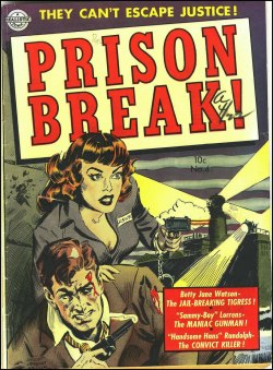 Prison Break! #4. Cover art by Everett Raymond