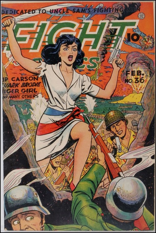 XXX Fight Comics #36, February 1945. photo