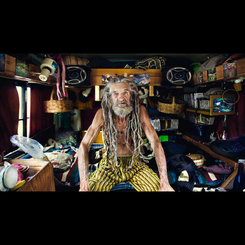 A stranger: Quebec Rainbow gathering 2009: Philip 67 years old by Benoit.P on Flickr.