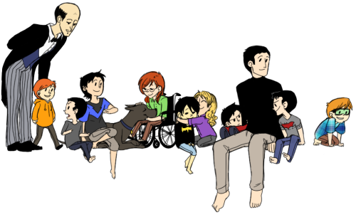 gabzilla-z: notthiscrap: Batfam for pinja! I hope it’s not too horrible to you /SOBS Here