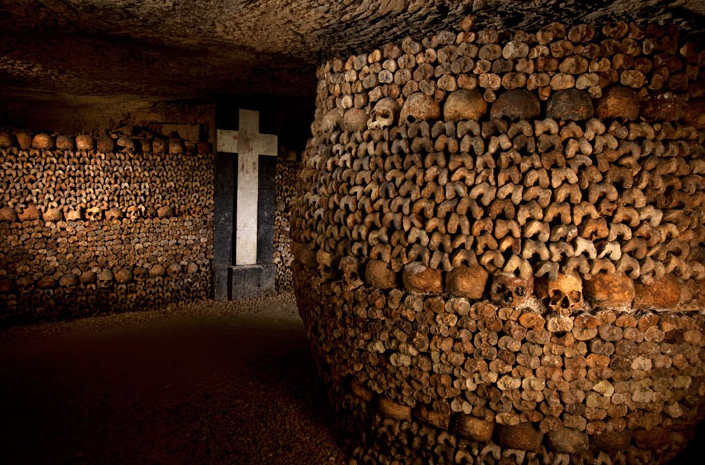 balsiek:  The Catacombs of Paris Paris has a deeper and stranger connection to its