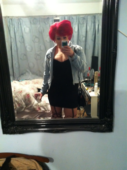 curveappeal:  Me in my favourite dress :D 5ft9, size 14-16 UK 