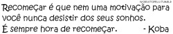 Distancia é o fim .