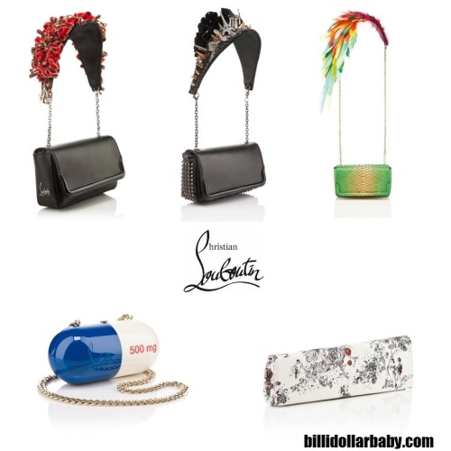 billidollarbaby:   Christian Louboutin: the Capsule Handbag Collection Check out the FULL collection