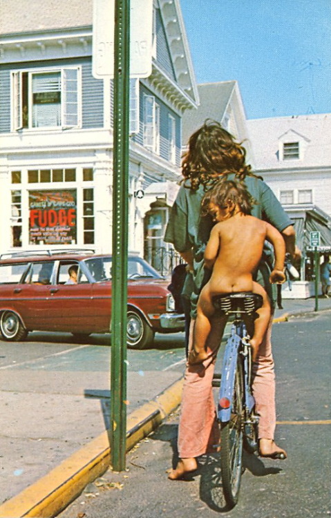 bad-postcards: FIRST NAKED BUTT ON BAD POSTCARDS A Different ViewCommercial Street, ProvincetownCape