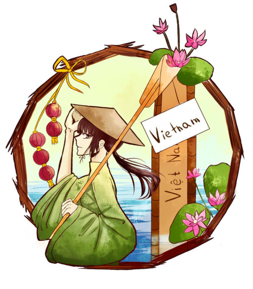 nanairo-hime:  Great Asia p.s. get the reaaaally nice hi-res version from pixiv, tumblr does it no j