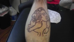 Livebolgging my tattoo: Outline complete!