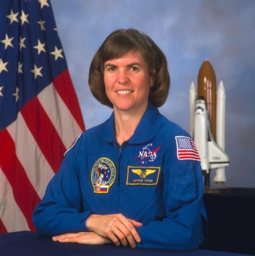 Janice Voss, 8 October 1956 - 6 February 2012.  Veteran of five Space Shuttle missions - STS-57, STS