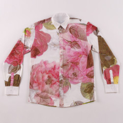 Safeasjack:  Soulland Rasmussen Rose Printed Shirt - Multi Colour 