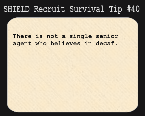 Survival Tips for S.H.I.E.L.D. Recruits Tumblr_lz1tgsQVrh1rozv09o1_500