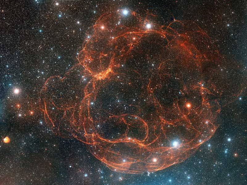 n-a-s-a:  Simeis 147: Supernova Remnant from Palomar Credit: Digitized Sky Survey,