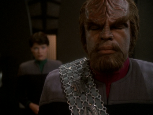 A part of me is glad that she is not&hellip; gone forever. Worf is having a hard time adjusting 