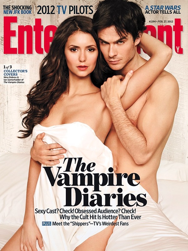 This Week’s EW Cover: ‘The Vampire Diaries’ stars talk about the red-hot Damon-Elena-Stefan triangle