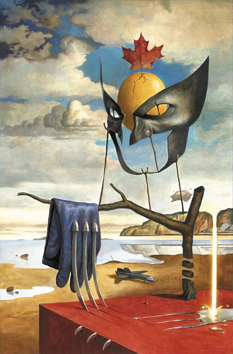 shandennsays:  laughingsquid:  Sci-Fi and Fantasy Illustrations Inspired by Classic Works of Art  If