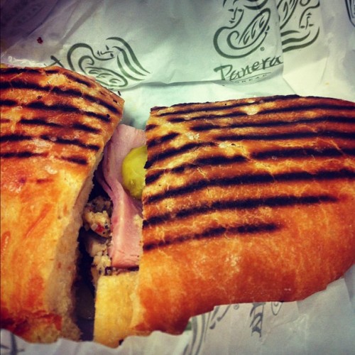 Best lunch I’ve had in a while…Cuban chicken panini! (Taken with instagram)