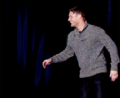 itsfuuh:  Jensen crashing Rob’s panel - [x] 