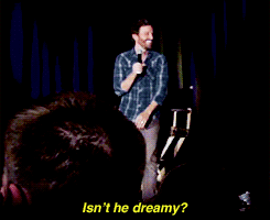 itsfuuh:  Jensen crashing Rob’s panel - [x] 