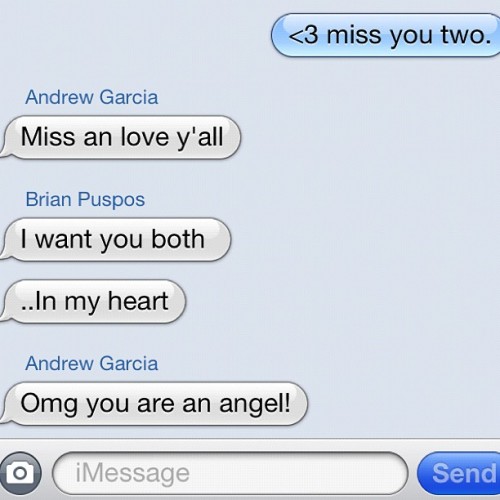 jraquino: Bromance. @brianpuspos @andrewagarcia (Taken with instagram)