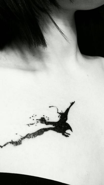 fuckyeahtattoos:  My first tattoo by Darren at Evolution Tattoo. I have always been fascinated in the myths and legend that surround crows and ravens, and what a better way to represent my respect for them than to have one inked on my body? I also wanted