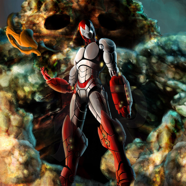 ianbrooks:  Mega Man and Protoman by Andre Hamm While Street Fighter vs. Tekken may