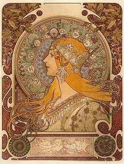 Zodiac. Alphonse Mucha. 1896. 