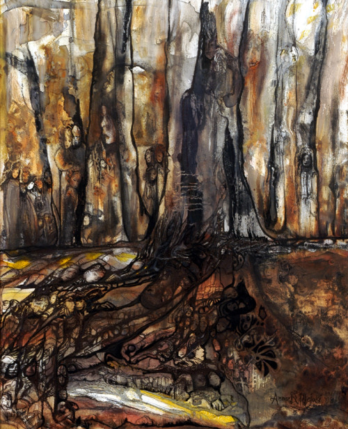escapeintolife.com Anne-D Mejaki- The Forest Remembers, Giclée print, 2010, 16in x 20in (do y
