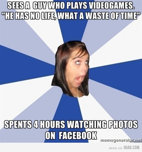 9gag:  You all know a girl like this 