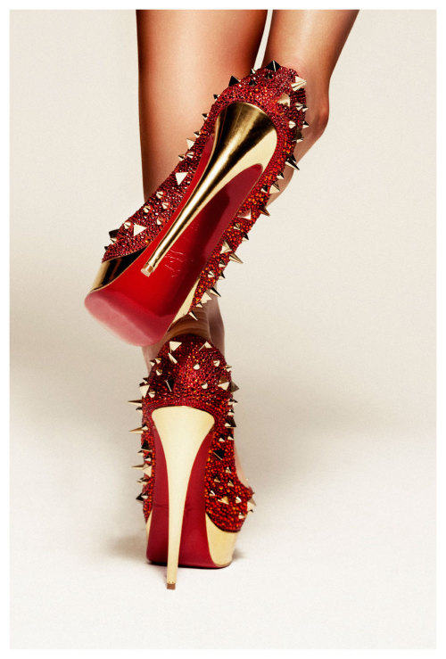 labellefabuleuse: Christian Louboutin shoes photographed by Pierre Dal Corso for L’Edito Magaz