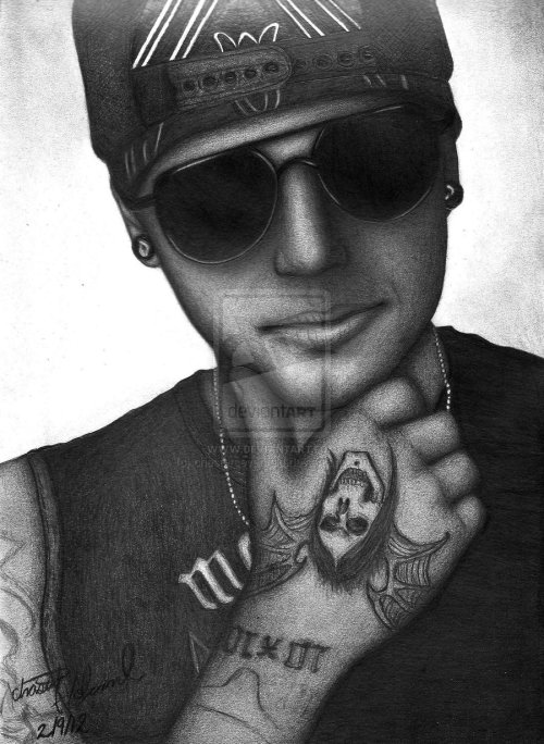 chasityholcomb: M. Shadows by ~chestersevenfold Scanner killed it…but here is the finished pr