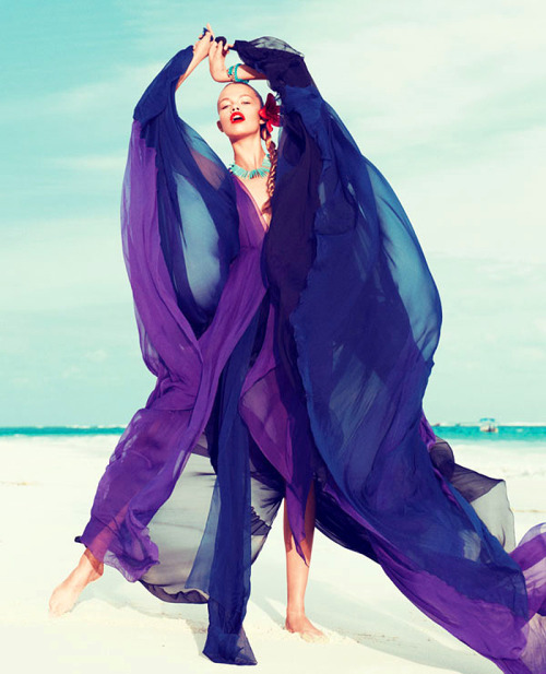 Hailey Clauson by Paola Kudacki for Harper&rsquo;s Bazaar US (March 2012) Editorial: The Bold An