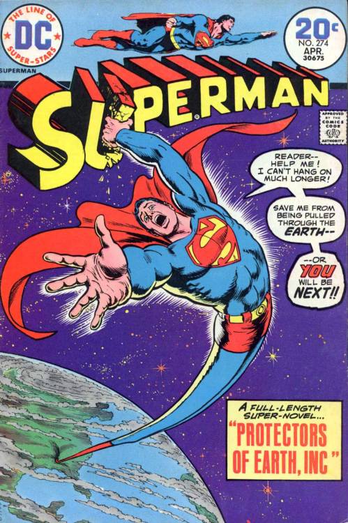 comicbookcovers:  Superman #274, April 1974, cover by Nick Cardy 
