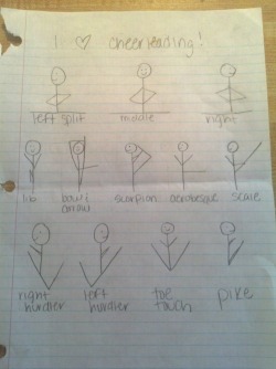 ownthenightdontregretit:  I do this while im in class ;)  forgot the heel stretchhh