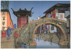 yama-bato:   Spring in Soochow by Elizabeth Keith, 1925 