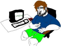 sturmpony:  Pictured: typical BRONY SCUM.  the neck beard&hellip;.Pfffhahahaha XD