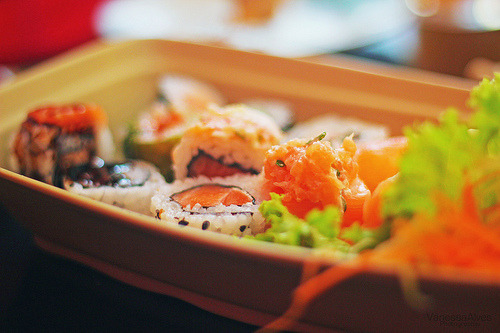 livelaugh-eat:  Japanese food. (by Vanessa Alves.)  craving this so much right now!