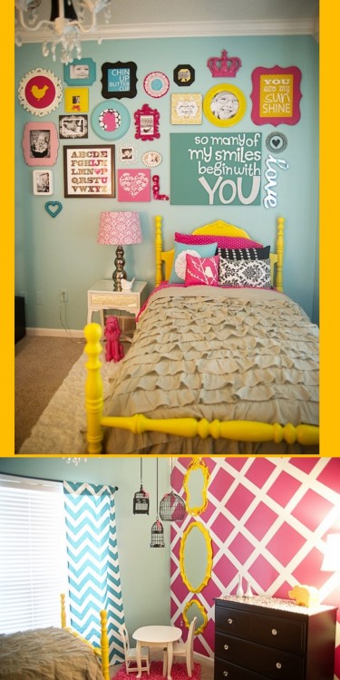 DIY Gorgeous Girl&rsquo;s Room. A million DIY ideas, instructions, printables, etc&hellip; and tons 