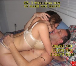 cuckoldcaptilns:  making progress  Make each other happy!