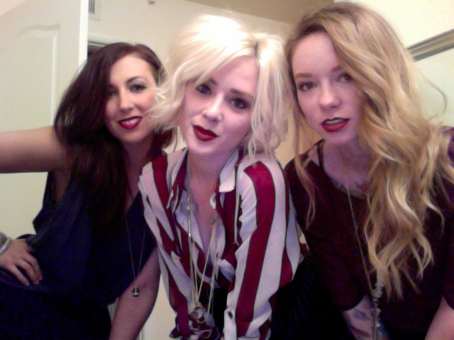 Last night funtimes @ Greystone in LA  alysha:  so a blonde, a brunette, and a redhead