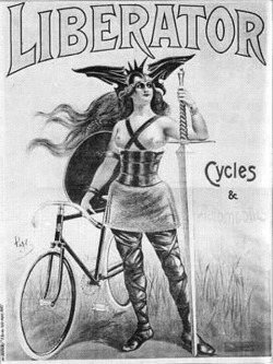 cyclocult:  Liberator cycle poster by Mark Gell on Flickr.