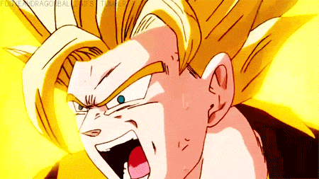 FuqyeahDBZgifs: A Collection of Dragon Ball gifs — Goku's first SSJ3  transformation. Requested...