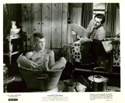 unclelucas:  yfrontsandback:  The seriously decorative James MacArthur decorates a bathtub in Disney’s The Light in the Forest; Fess Parker doesn’t seem to mind grabbing a peek!  As a boy I was so in love with Fess Parker &amp; James MacArthur! They