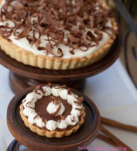 thenommables:  Chocolate Tart  (by Bobbie Noto) 