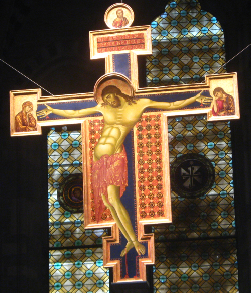 Crucifix, by Cimabue, Chiesa di San Domenico, Arezzo.