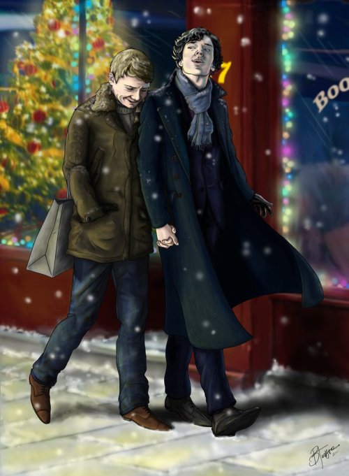 cumberbitchsandwich: rachelsamazinglife: Aww Ultra cute fluffy fan art! My Life is complete! Holy fu