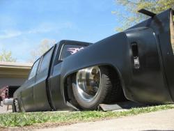 halfdeadkustoms:  mrlowrider305:  bagged dually  I LOVE this body style crew cab dually. I will have one, and it will be the gnarliest thing ever 