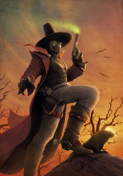 herochan:  Spawn Gunslinger cover - by Nick Deligaris (Via: unknownskywalker)  