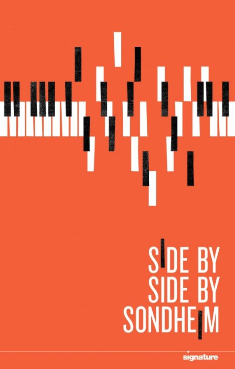 Side by Side by Sondheim, Signature Theatre
+
Poster designed by Design Army