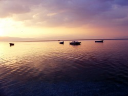 ohrid:  So beautiful… Lake Ohrid at sunset 