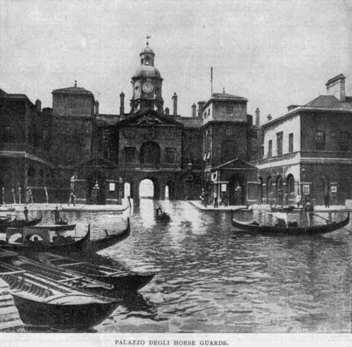 daisydandelions:         If London Were Like Venice, 1899  